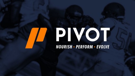 Pivot Culinary Logo with Team Background