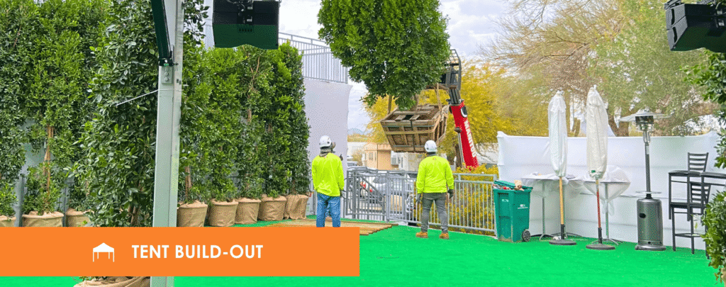 TENT BUILD-OUT at WMPO